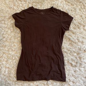 fitted short sleeve top